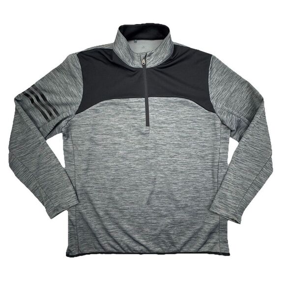 adidas Other - Adidas 1/4 Zip Pullover Mens Large Gray Black Golf Athletic Lightweight